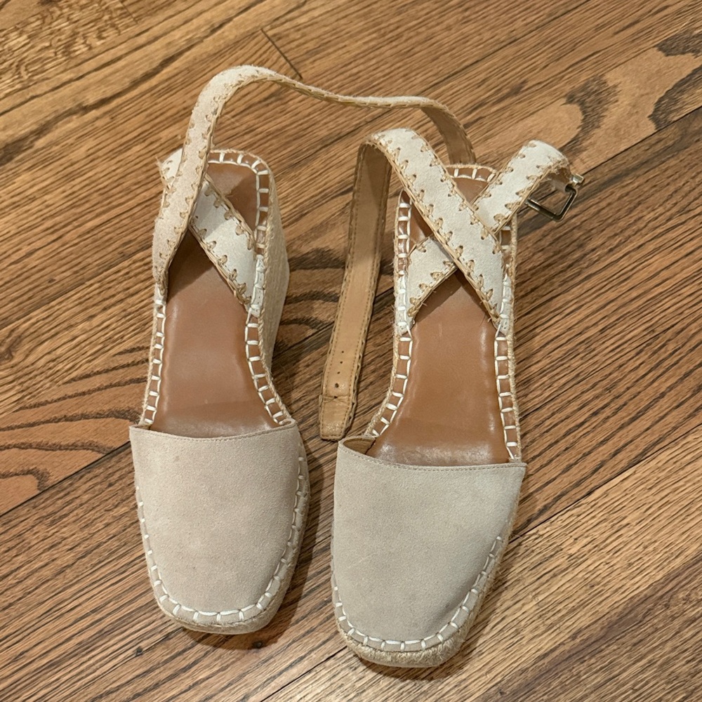 Crown Vintage Cream Espadrille Sandals